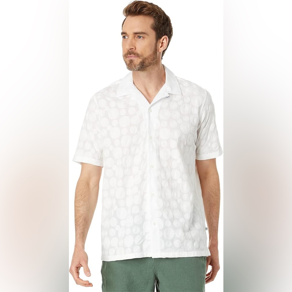 Ted Baker White Circle Pattern Shirt